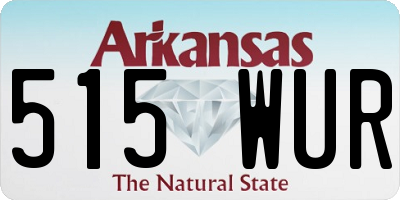 AR license plate 515WUR