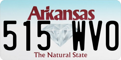 AR license plate 515WVO