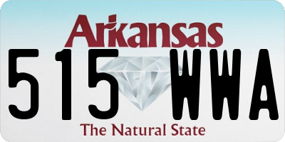 AR license plate 515WWA