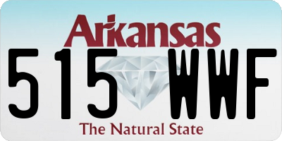 AR license plate 515WWF