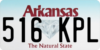 AR license plate 516KPL