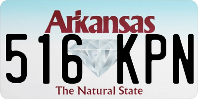 AR license plate 516KPN