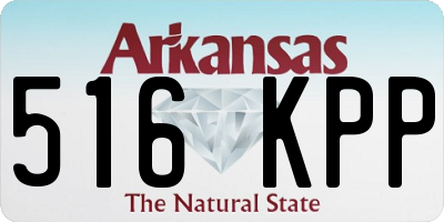 AR license plate 516KPP