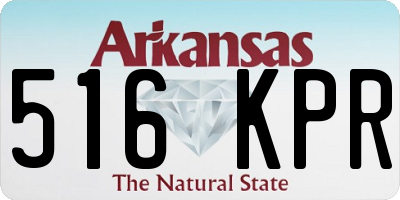 AR license plate 516KPR