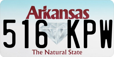 AR license plate 516KPW