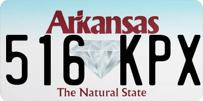 AR license plate 516KPX