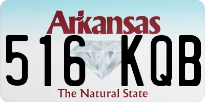 AR license plate 516KQB