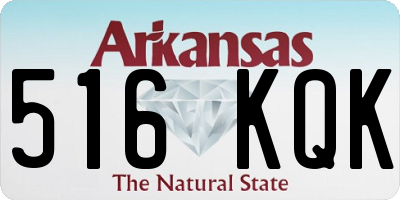 AR license plate 516KQK