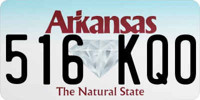 AR license plate 516KQO