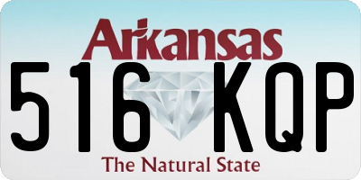 AR license plate 516KQP