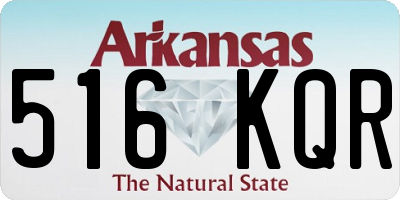 AR license plate 516KQR