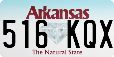AR license plate 516KQX