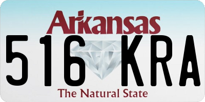 AR license plate 516KRA