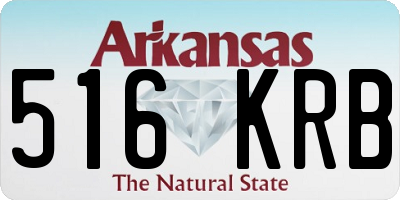 AR license plate 516KRB