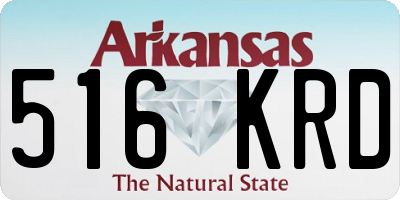 AR license plate 516KRD