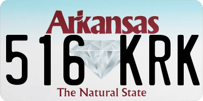 AR license plate 516KRK