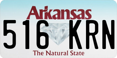 AR license plate 516KRN