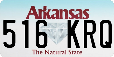 AR license plate 516KRQ