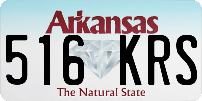 AR license plate 516KRS