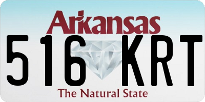AR license plate 516KRT