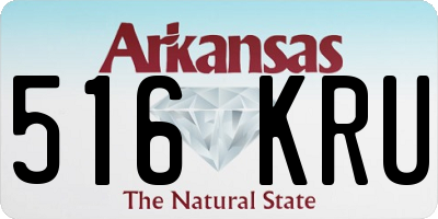 AR license plate 516KRU