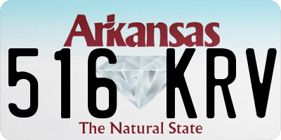 AR license plate 516KRV
