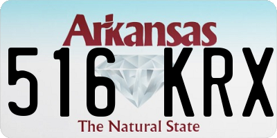 AR license plate 516KRX