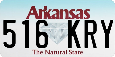 AR license plate 516KRY