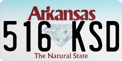 AR license plate 516KSD
