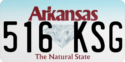 AR license plate 516KSG