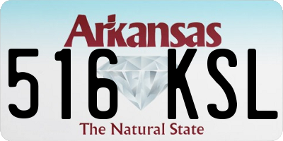 AR license plate 516KSL