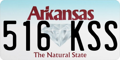 AR license plate 516KSS