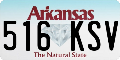 AR license plate 516KSV