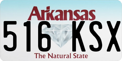 AR license plate 516KSX