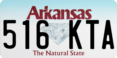 AR license plate 516KTA