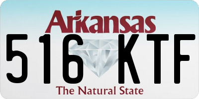 AR license plate 516KTF