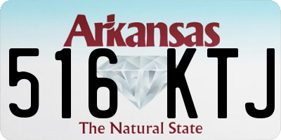 AR license plate 516KTJ