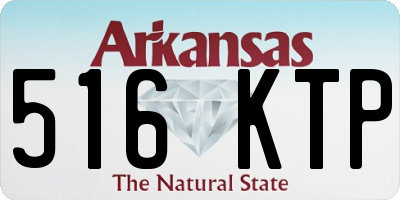 AR license plate 516KTP