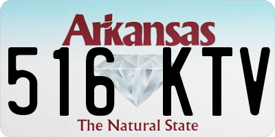 AR license plate 516KTV