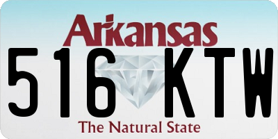 AR license plate 516KTW
