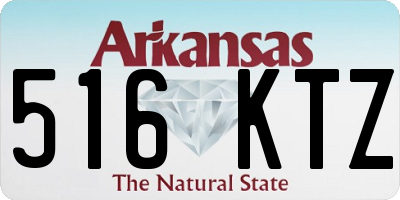 AR license plate 516KTZ