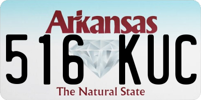 AR license plate 516KUC