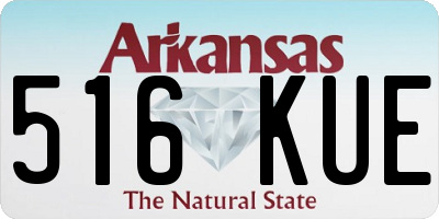 AR license plate 516KUE