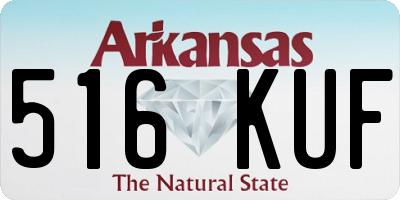 AR license plate 516KUF