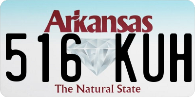 AR license plate 516KUH