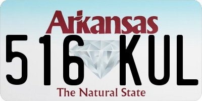 AR license plate 516KUL