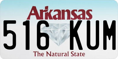 AR license plate 516KUM