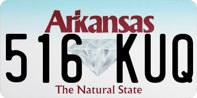 AR license plate 516KUQ