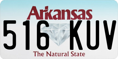 AR license plate 516KUV