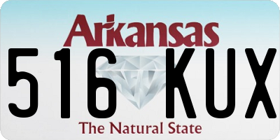 AR license plate 516KUX
